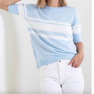Pale blue , new , soft sweater